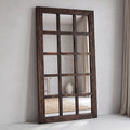 Aged Wood- Sculptural Mirror